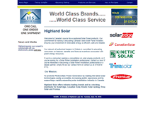 Tablet Screenshot of highlandsolar.ca